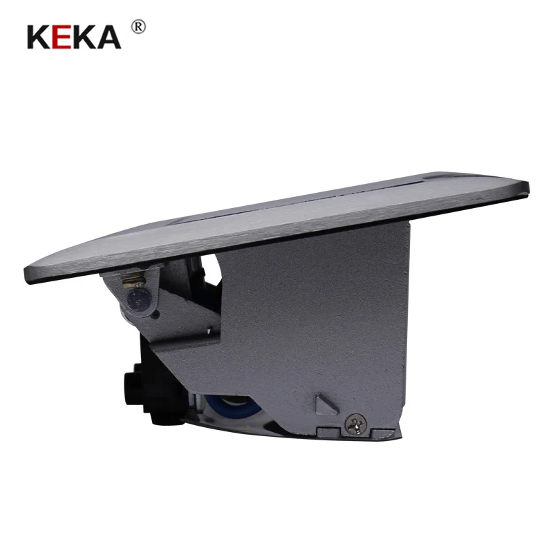 Алюминиевая Серебристая Выдвижная настольная напольная розетка KEKA 16 А