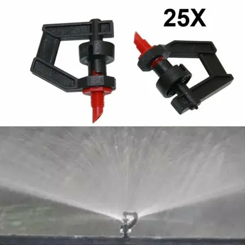 

25pcs 360° Nozzle Sprinkler Head Thread Connection G Type Rotating Spray Head For Garden Lawn Irrigation Fruit Tree Watering