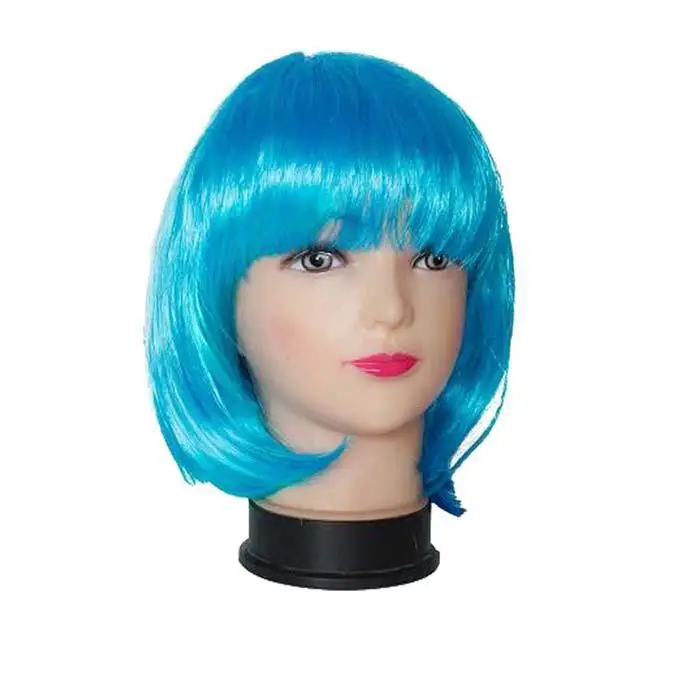 11 стиль короткий Боб натуральный парик термостойкие волокна волос Косплей