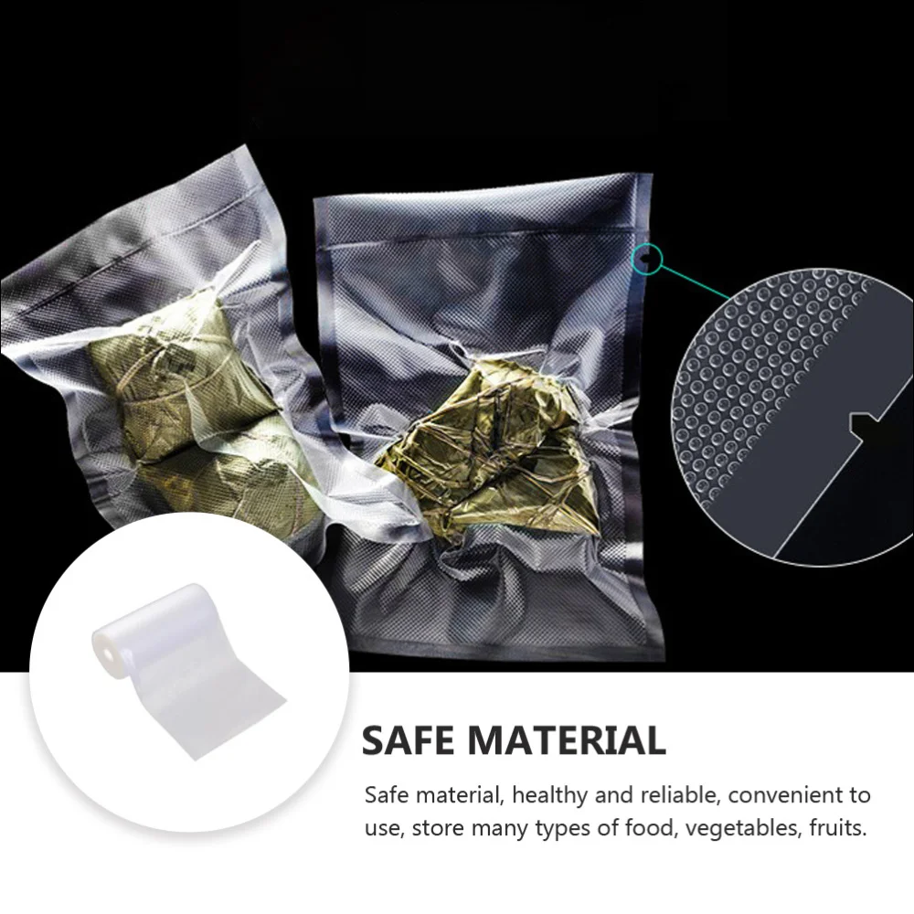 

1 Roll Food Packaging Pouches Sealing Storage Containers for Home (White)