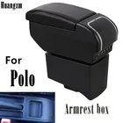 Подлокотник для Volkswagen POLO, модифицированные внутренние детали для VW POLO, AMEO, аксессуары для автомобиля, USB