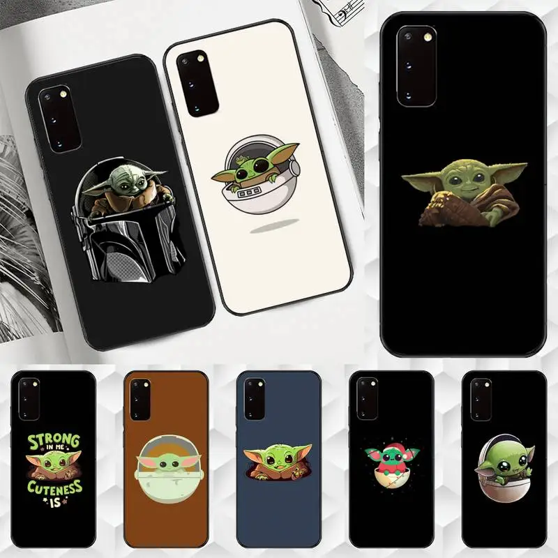 

Lovely Baby Cute Yodas Phone Case For Samsung A30 A20 A20S A10 A10S A9 A8 A6 A6S A40 STAR Lite Cover Coque