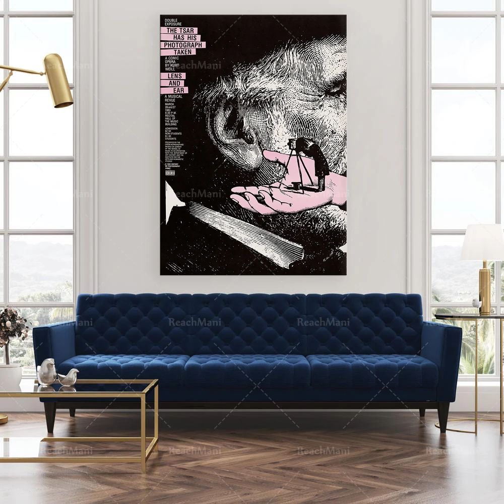 

Vintage poster | exhibition poster | reptro print | photography poster