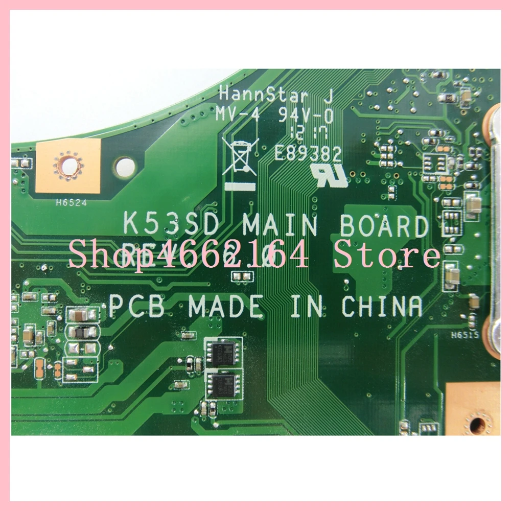 K53E материнская плата с процессором i3 Процессор REV 6 0 Материнская Asus A53E P53E A53S K53S K53SD