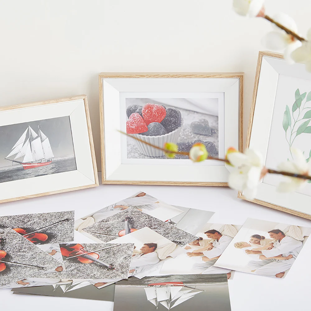 Винтажная деревянная рамка Notic 5 10 дюймов Декор для дома фоторамка Настольная