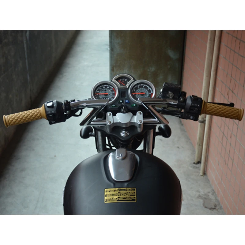 

Suitable for motorcycle modification retro handle rubber grip cover Xinyuan 400 SR400 grip CG125 handle rubber