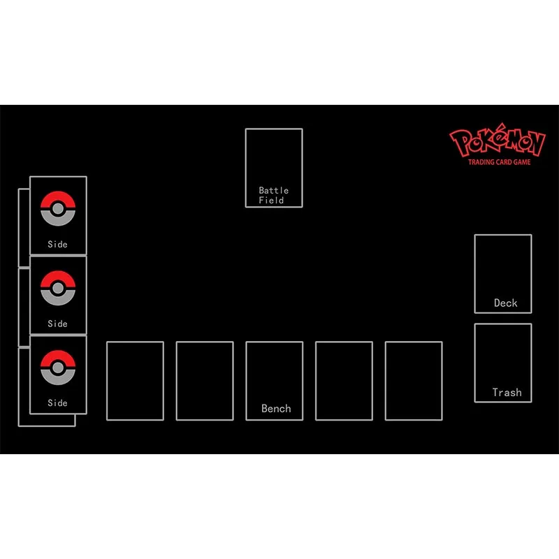 Игровой коврик для карт с покемоном аксессуары PTCG настольная игра боевой мыши в