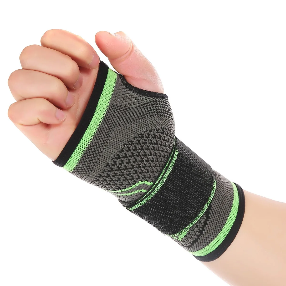 

1 PCS Hand Wrap Protector Supporter Gym Training Bar Wristband Compression Bracers Power Weight Lifting Wrist Palm Brace Strap