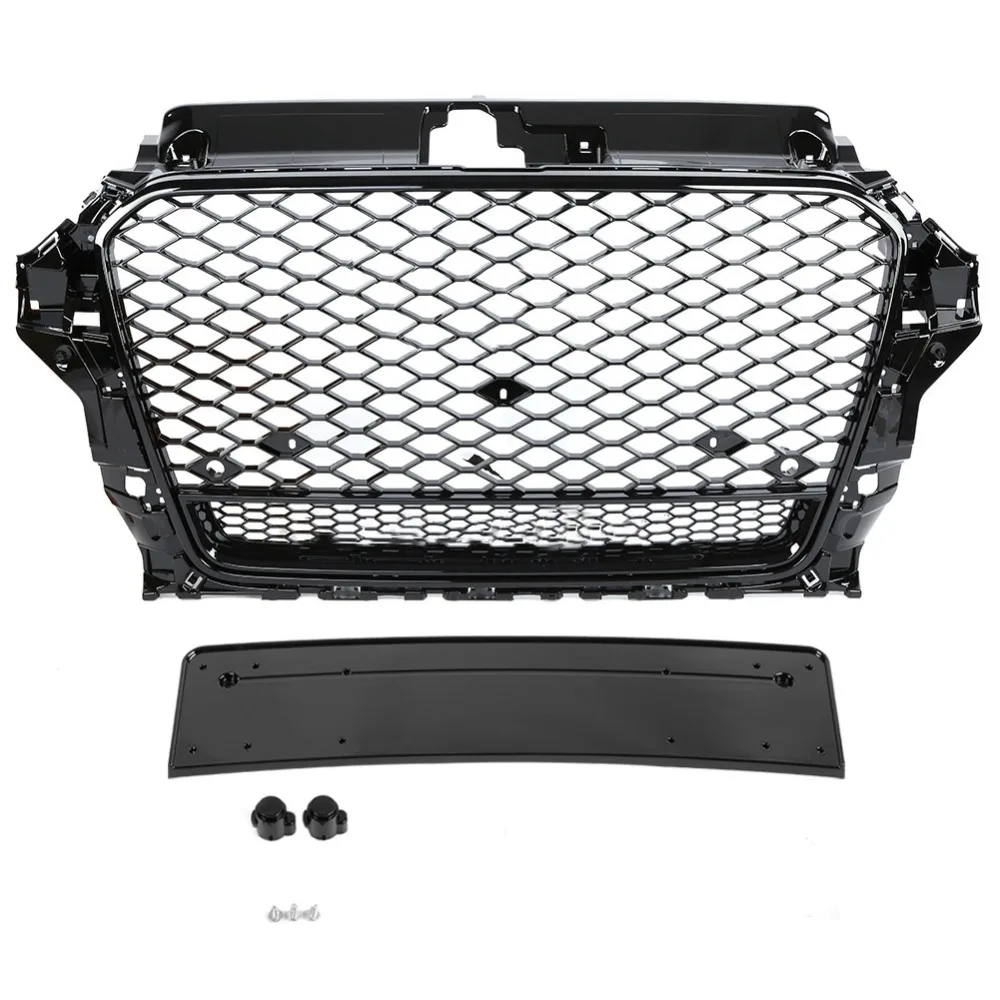 

Передний сотовый бампер для Quattro Style Racing решетка для Audi A3 8V S3 Sline 2014-2016 автомобильные аксессуары не подходят RS3
