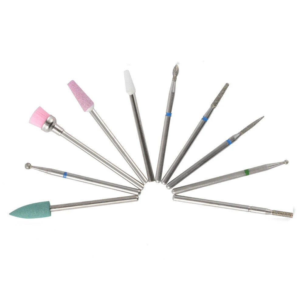 

1 Set For Nail Bits Head Rotary Files Burrs Nail Cutter Tungsten Nail Art Manicure Grinding Head Suit Polishing Tool