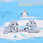 Пляжные морж животных модель мини-Статуэтка фигурка рождественские поделки Статуэтка орнамент миниатюры на новый год домашний Декор Детский подарок 1 шт.