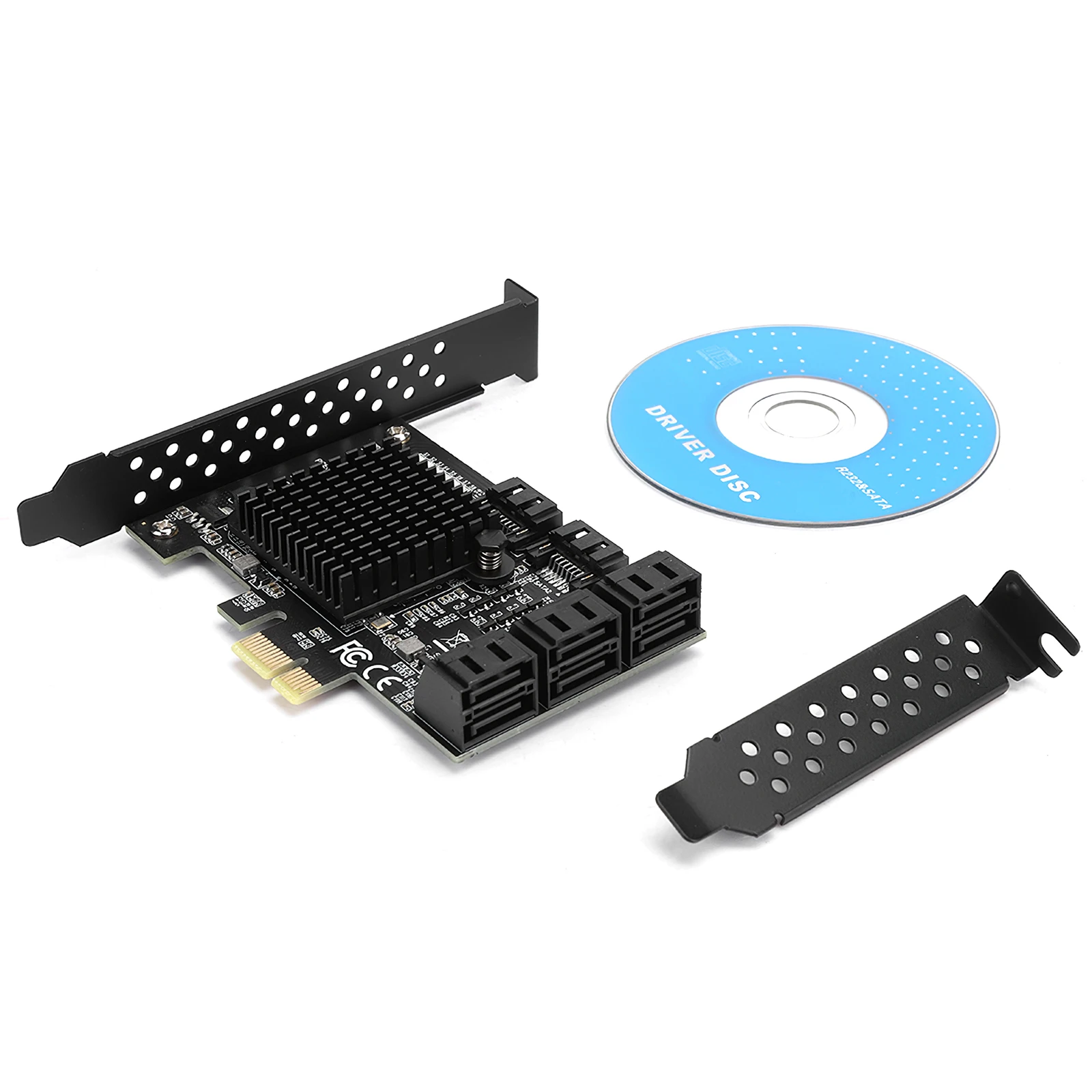 плата расширения pci express 8 портов sata
