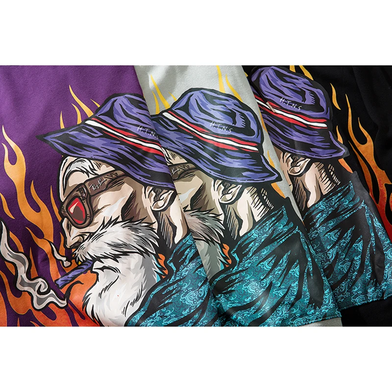 Mirecoo толстовки для мужчин курить человек свитшот с капюшоном принтом флисовый