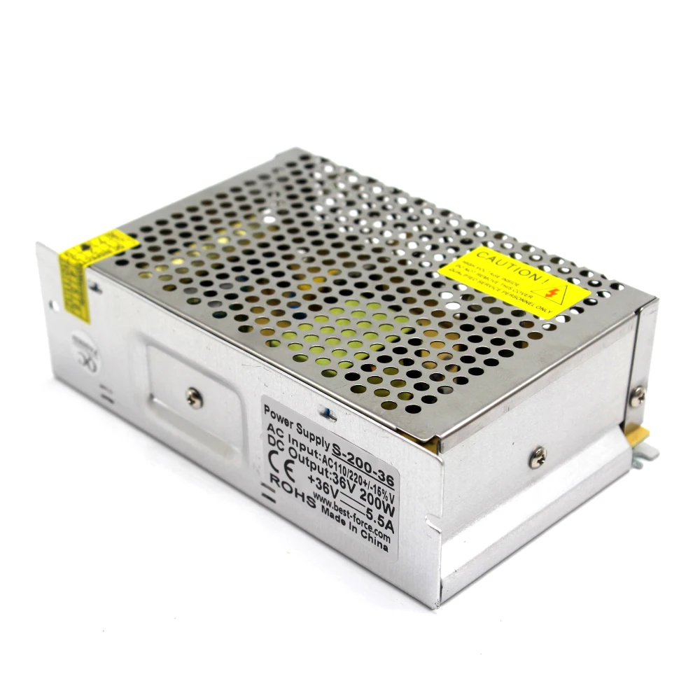 Импульсный источник питания с одним выходом небольшой объем 200 Вт 36 В 5 5a