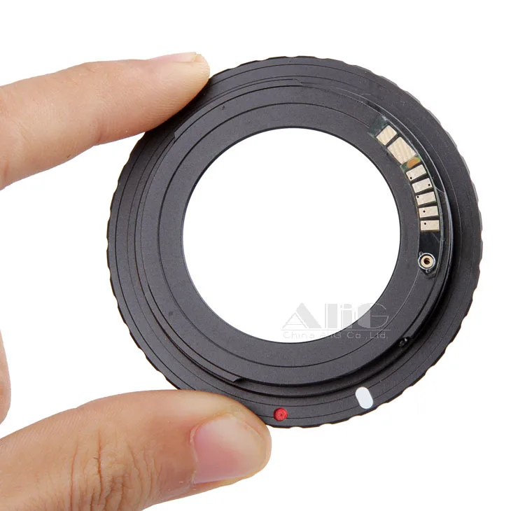 

New Electronic Chip 9 AF Confirm M42 Mount Lens Adapter for Canon EOS 5D Mark III 5D3 5D Mark II 5D2 6D 70D 80D 650D 750D 700D
