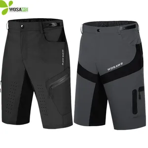 Мужские велосипедные шорты WOSAWE, свободные летние спортивные шорты для бега, горного велосипеда
