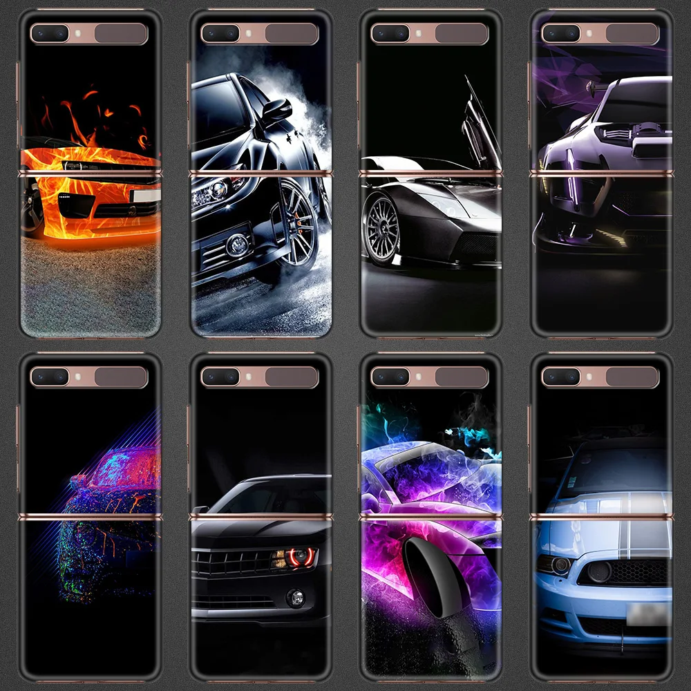 

Case For Samsung Galaxy Z flip Z flip3 5G Case Protective Shell Shockproof Hard Cover Funda Cool Car