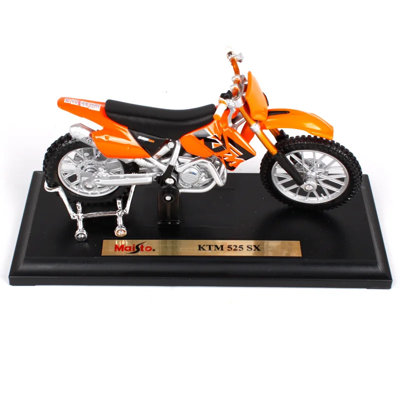 Maisto 1/18 1:18 Масштаб KTM 525 SX Мотоциклы мотоциклы литье под давлением дисплей модели