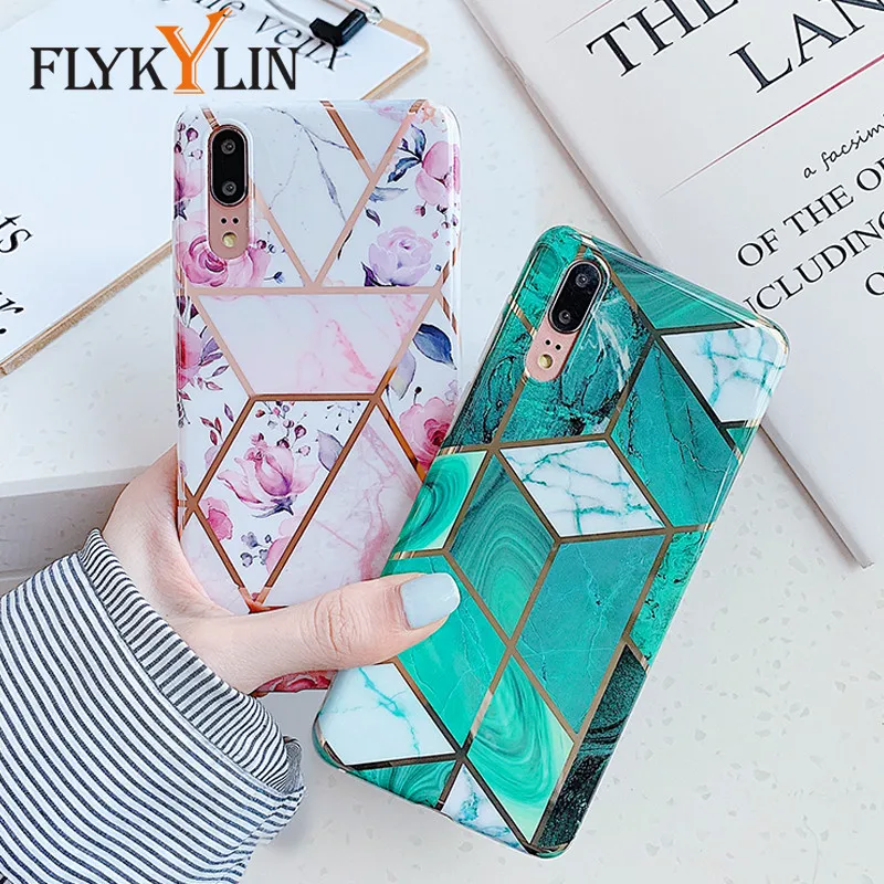 FLYKYLIN чехол с мультяшным цветком для Huawei P30 Pro P20 задняя крышка Mate 20 Lite мягкий
