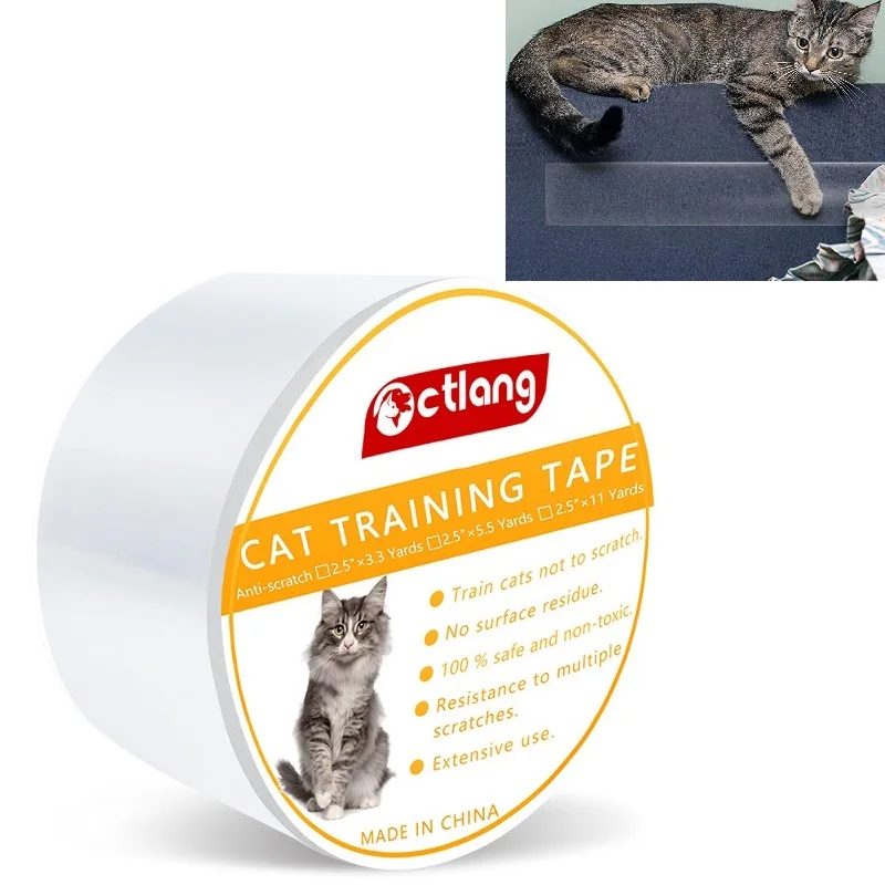1 рулон Когтеточка защита для дивана домашних животных кошек тренировочная лента