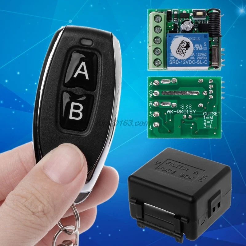 Беспроводной переключатель с дистанционным управлением 12 В 315 МГц 1 канальный
