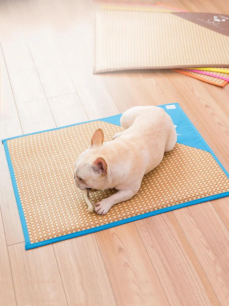 

Dog Mat Cooling Summer Pad Cushion Mat For Dogs Lce Pad Breathable Pet Dog Cat Bed Washable Medium Large Open Small Dogs For