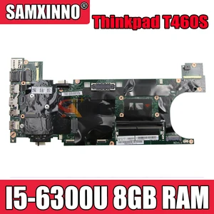 akemy fru 00jt953 00jt950 for lenovo thinkpad t460s notebook motherboard bt460 nm a421 cpu i5 6300u 8gb ram 100 test work free global shipping