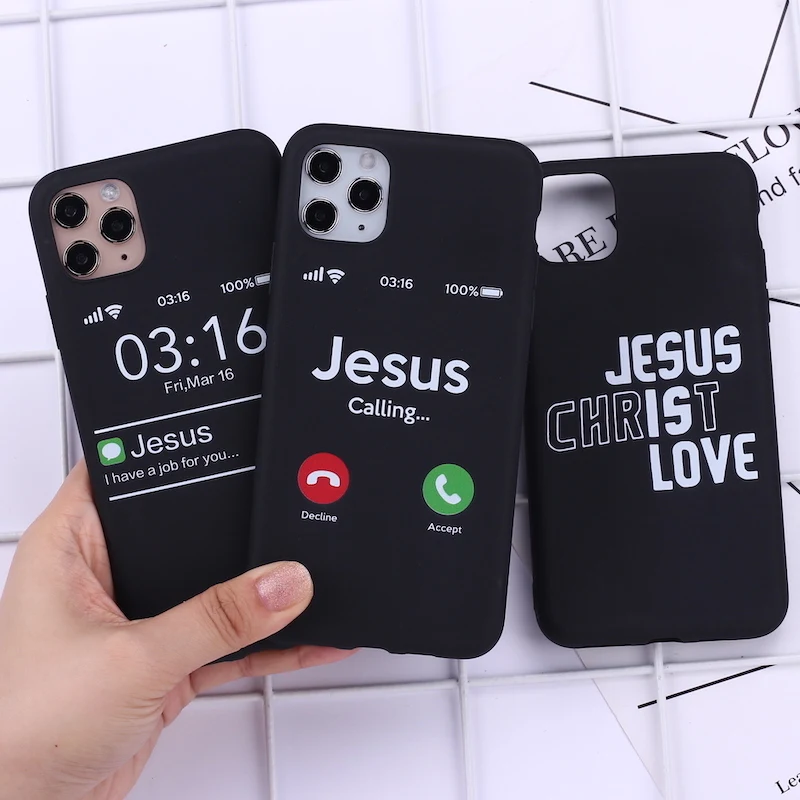 

Jesus Christian Faith Cross Admire Phone Cover For iPhone14 14ProMax 14Plus 13Promax 13 12 11 Soft Case