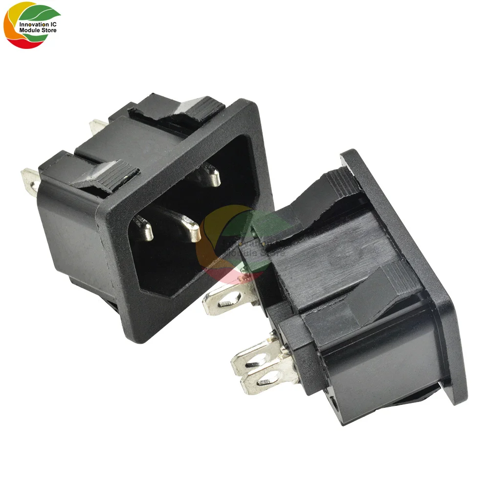 Ziqqucu AC-05 защелкивающаяся розетка питания переменного тока 10 а/250 В Встраиваемая