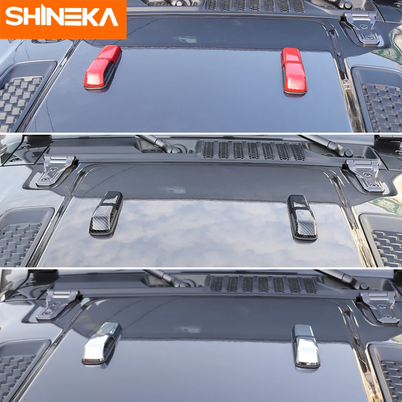SHINEKA автомобильные наклейки для Jeep Wrangler JL 2018 ABS Автомобильная крышка крышки