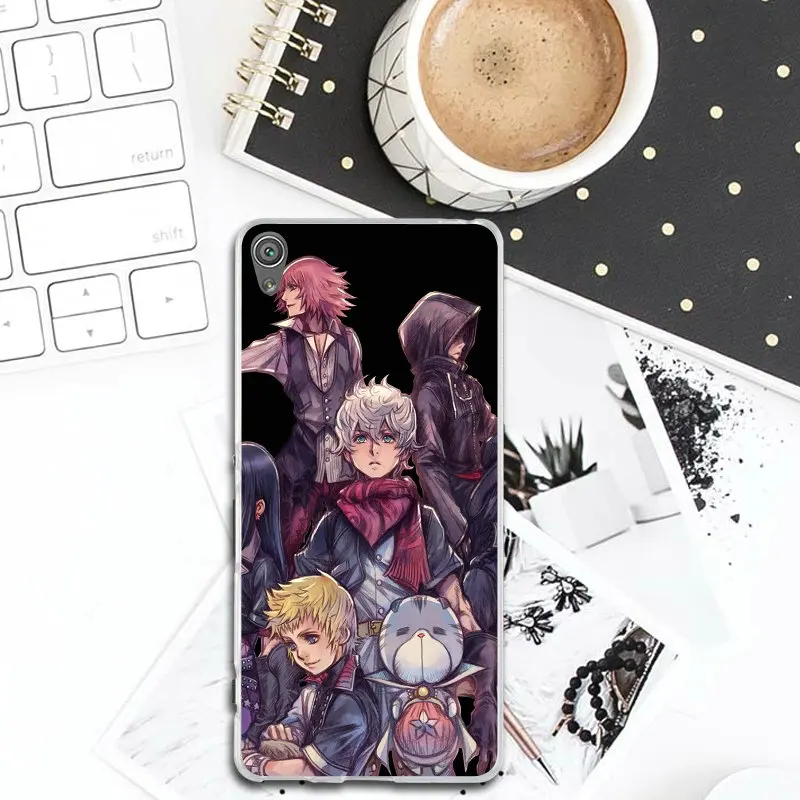 С рисунком популярного аниме Kingdom сердца Прозрачный чехол для Sony Xperia M5 E3 E5 M2 M4 T3 XA XZ