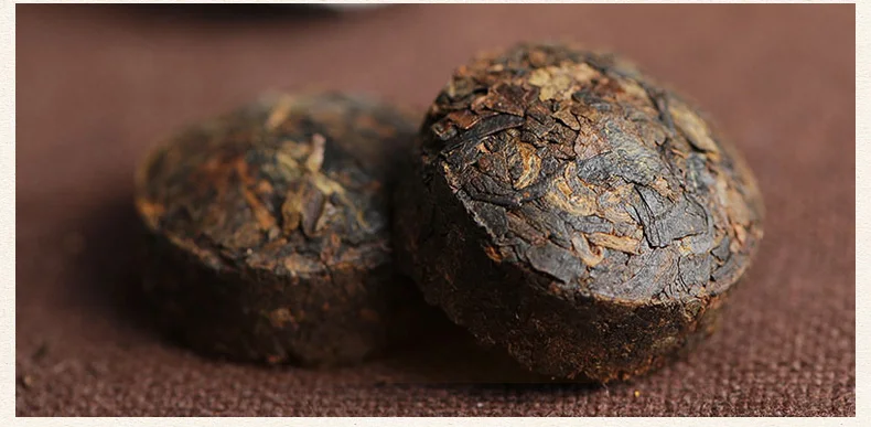 

Yunnan Pu'er Tea Original Cooked Tea Compressed Mini Puer Tea Yunnan Mini Tuo Tea 250G Bag