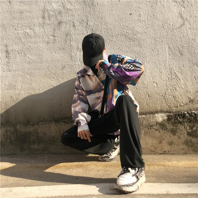 Neploe BF стильная женская модная рубашка винтажная цифровая печать blusas Корейская Повседневная Блузка с длинным рукавом рубашки женские топы 38376