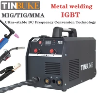 tinbuke mig200 lm welding machine semi automatic without gas 3 in 1 migtigmma inverter cold welding machine 110v 220v