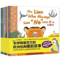 new 8pcsset chicken mother tells a story in chinese and english early childhood education books reading for kidsbest libros art