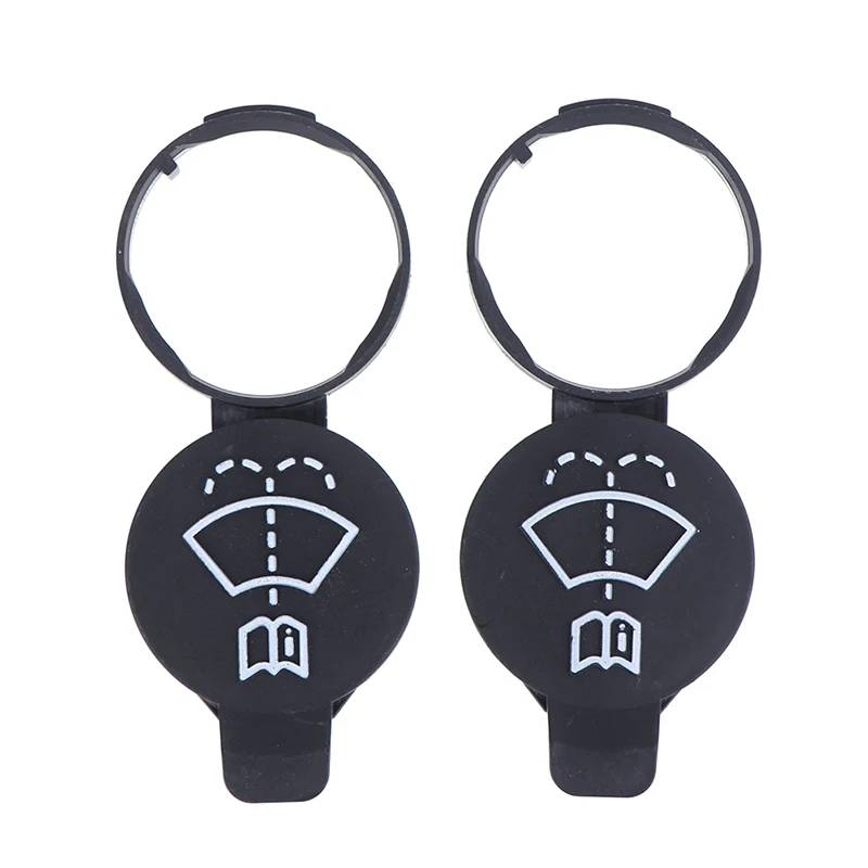 

2Pcs Car Washer Water Tank Bottle Cap Windshield Wiper Fluid Reservoir Cover