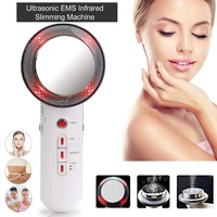 face lifting 3 in 1 ems infrared ultrasonic body massager device ultrasound slimming fat burner cavitation face beauty machine