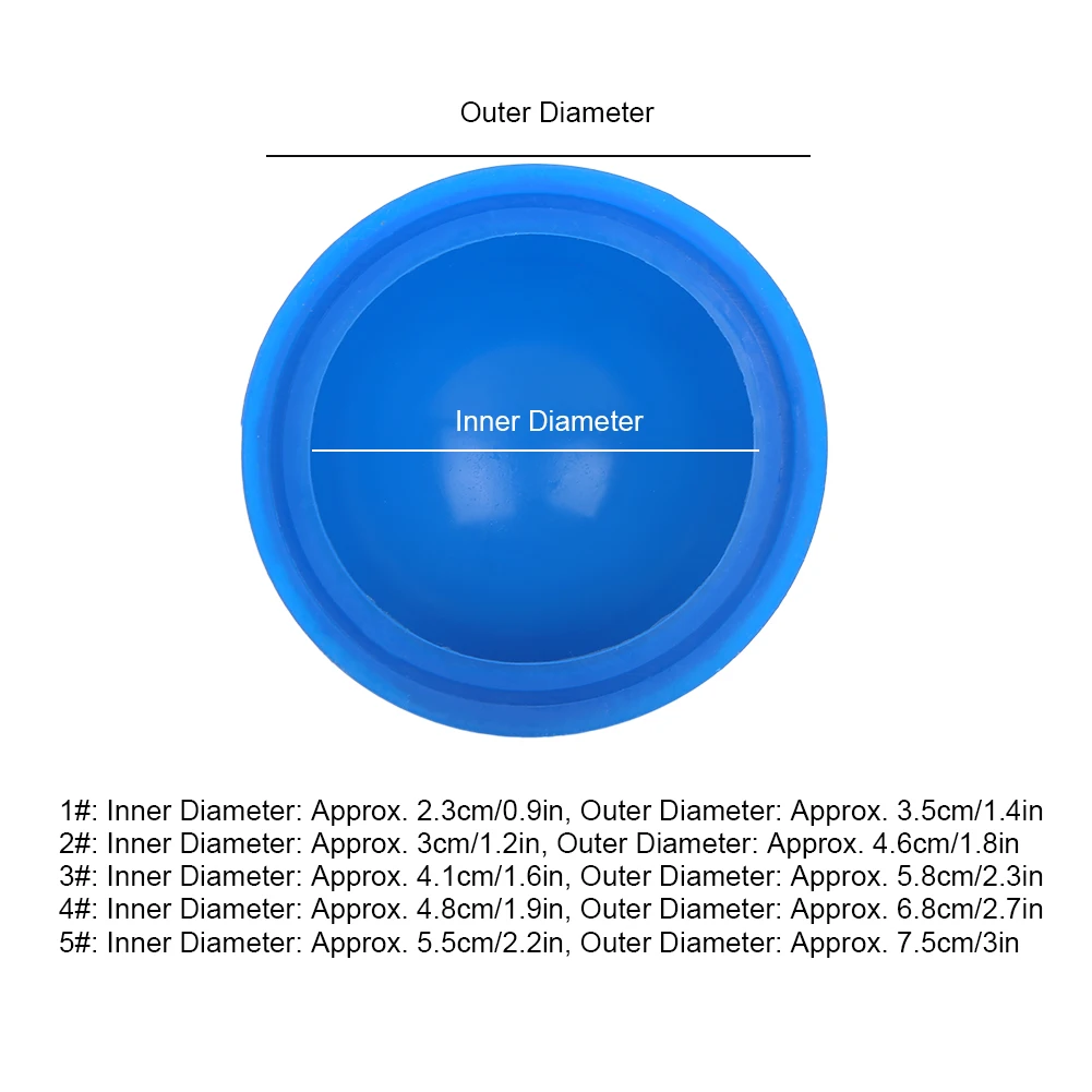Набор вакуумных присосок 12 различных размеров с тонкой обработкой и