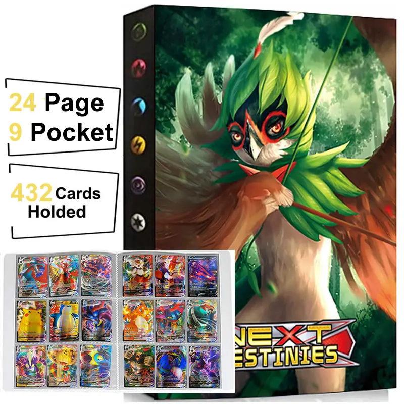 Альбом для карт Pokemon 324 9 карманов покемонов игр коллекционеров | Игрушки и хобби