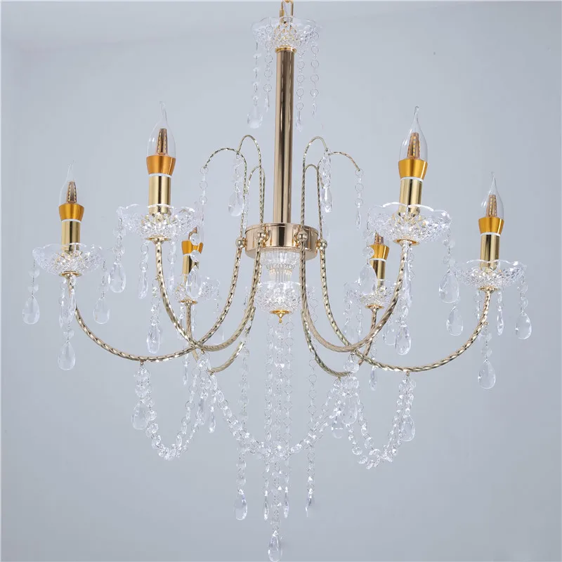 

Home New 2019 Wedding Iron Plated Crystal Chandelier Stage Ritual Pavilion Decoration Road Bringing New Wedding Projects