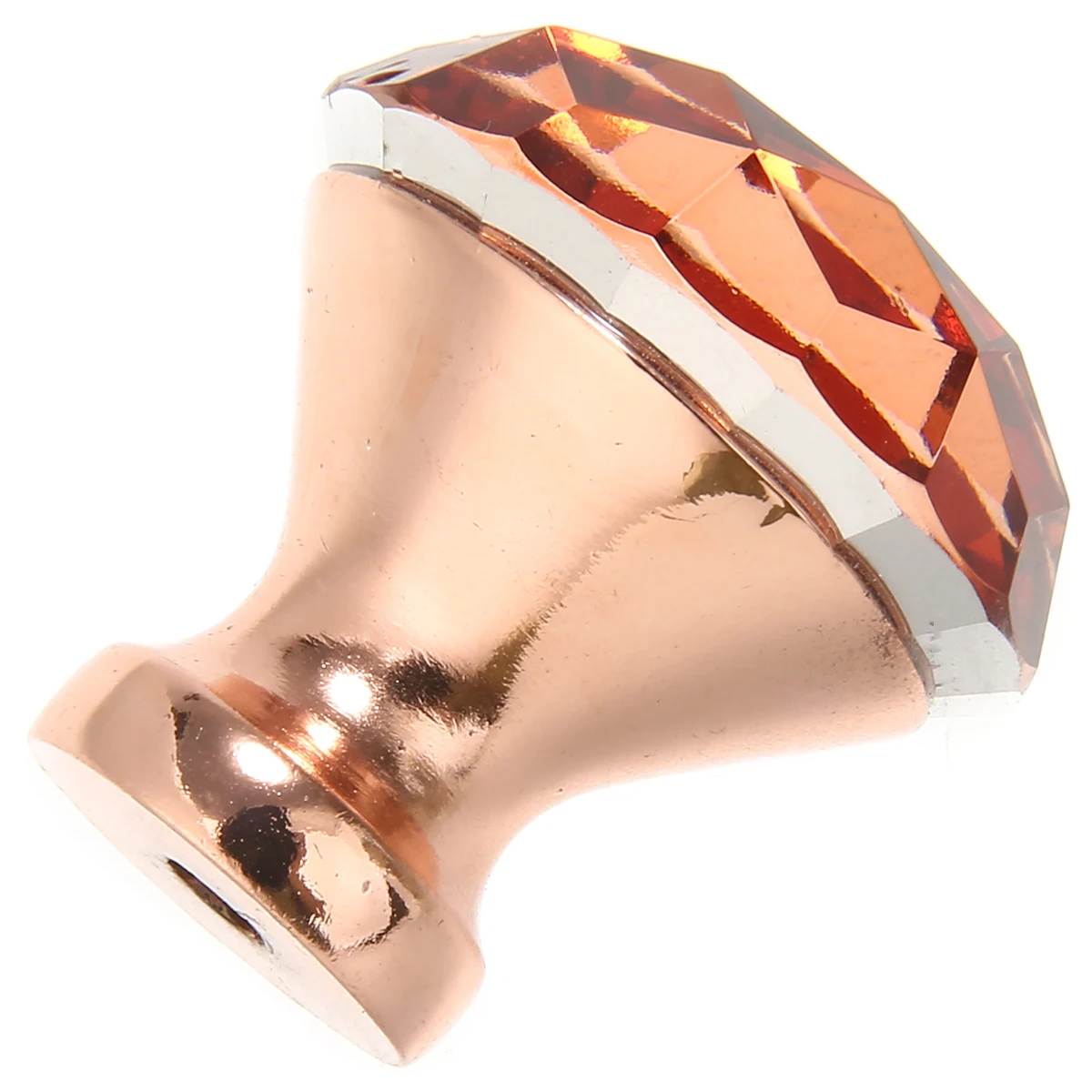 1 шт. 30 мм уникальные цветные K9 хрустальные алмазные ручки из розового золота для