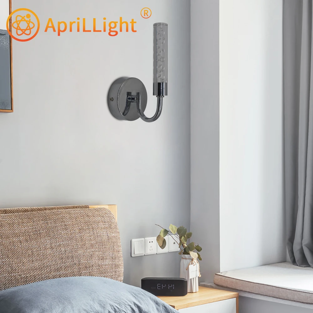 Акриловый креативный современный светодиодный настенный светильник лампа для