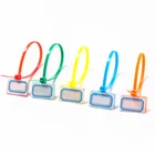 250 шт.пакет смешанные Цвет лёгкая добыча 4*150 мм нейлоновые кабельные стяжки бирки, этикетки с Пластик петля Галстуки маркеры бирка кабеля самоблокирующийся кабельные стяжки