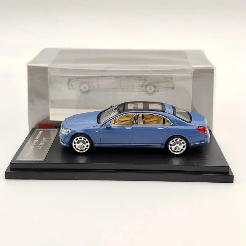 Master 1:64 Scale для Maybach S680 литые игрушки модели автомобилей Коллекция синих подарков |