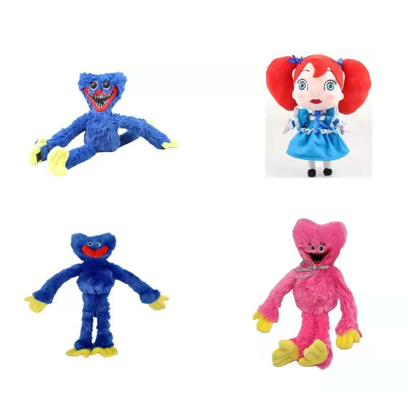 

Huggy Wuggy плюшевые игрушки, мягкая набивная игра, персонаж ужасов, куклы, плюшевые игрушки для детей, взрослых, Рождество, день рождения