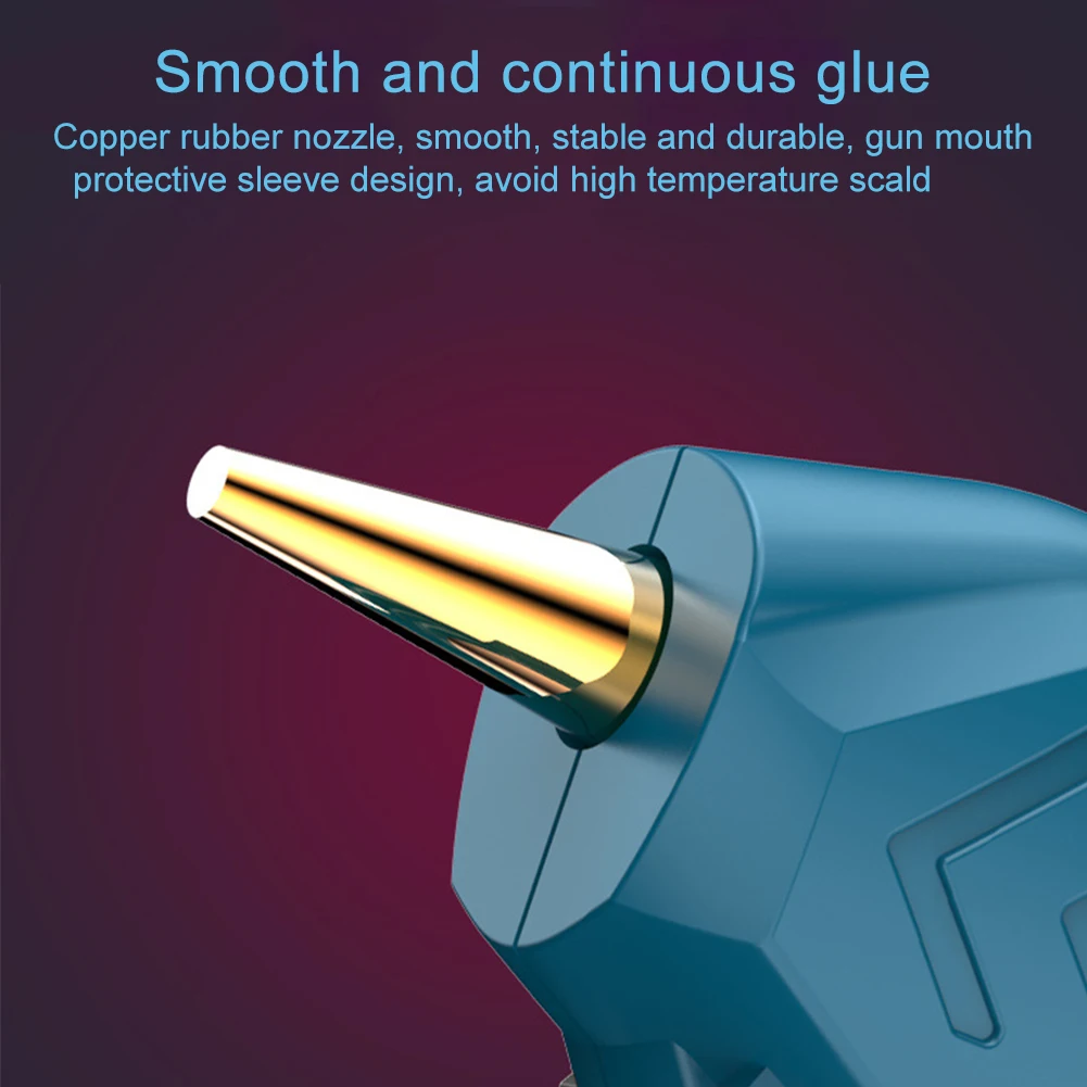 

3.6V Multifunction Hot Glue Pistol With Sticks DIY For Kids Safety USB Rechargeable Hand Craft Portable