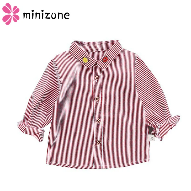 Новинка 2019 рубашки для мальчиков и девочек детские хлопковые школьные блузы в