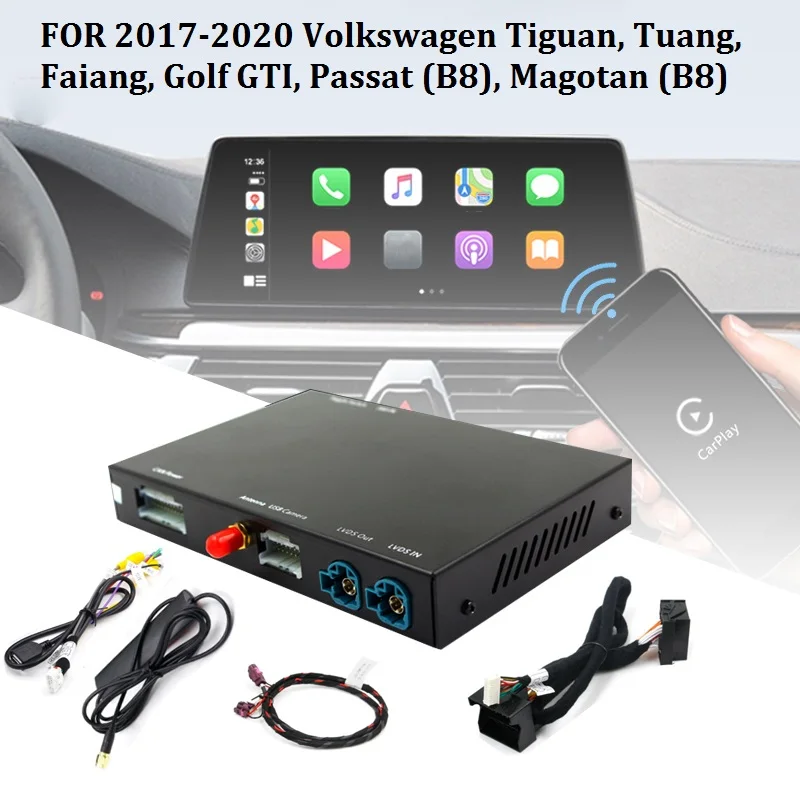 

Wireless Auto Android 9.0 for Apple CarPlay for 2017-2020 Volkswagen Tiguan/Tuang/Faiang/Golf GTI/Passat B8/Magotan B8 Free Ship