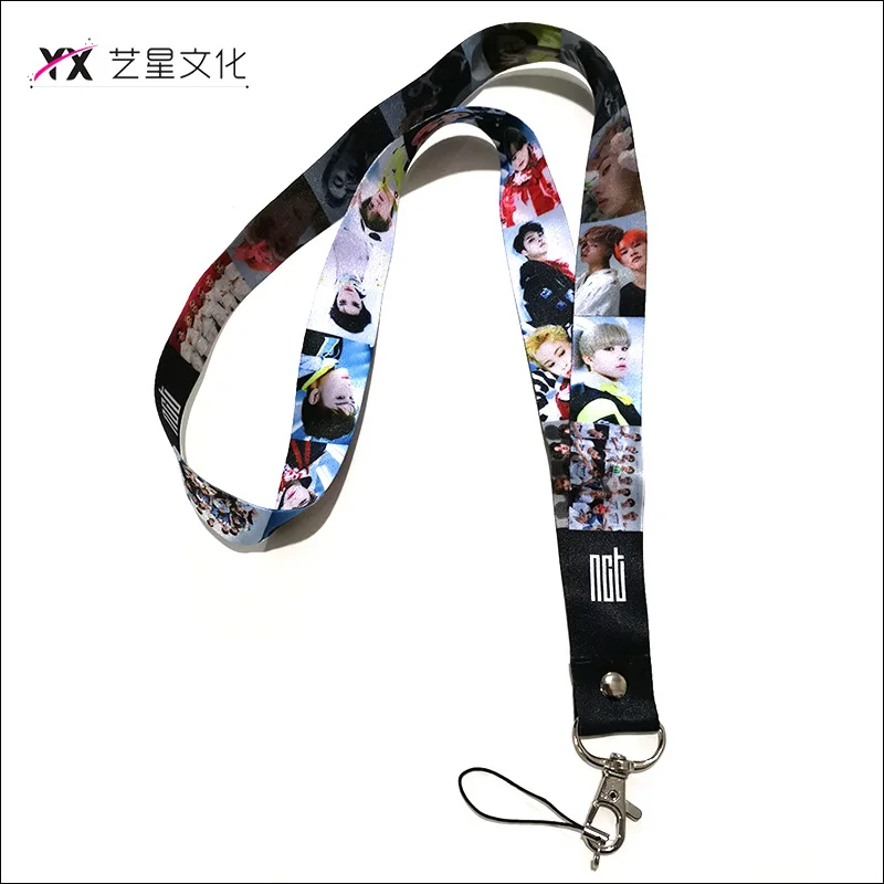 Kpop ATEEZ Lanyard Stray kids TWICE GOT7 NCT ITZY мобильный телефон ремень HD фото печать ремешок альбом