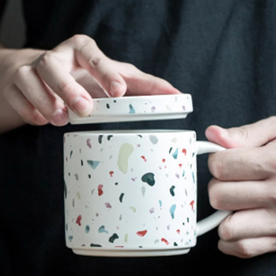 Забавные кружки для кофе креативные керамические путешествий милая бутылка йоги